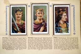 Complete Set of 50 The Kings and Queens of England 1066 - 1935 Cigarette cards in album (1935)