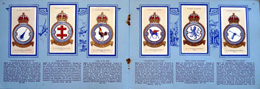 Cigarette cards in album: Set of 50 RAF Badges (50 cards) 