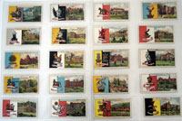 Country Seats and Arms (Second Series)  Full Set of 50 cards (1907) by Coats of Arms and Heraldry at The Illustration Art Gallery