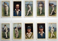 Full Set of 50 Cigarette cards: Cricketers (1928) 