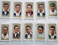 Full Set of 50 Cigarette Cards: Cricketers (1934)