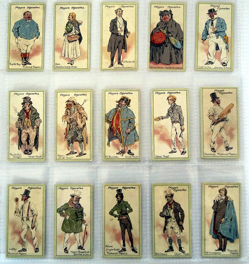 Characters From Dickens (First Series)  Full set of 25 cards (1912) art by * Cigarette and Trade Cards JUST IN at The Illustration Art Gallery