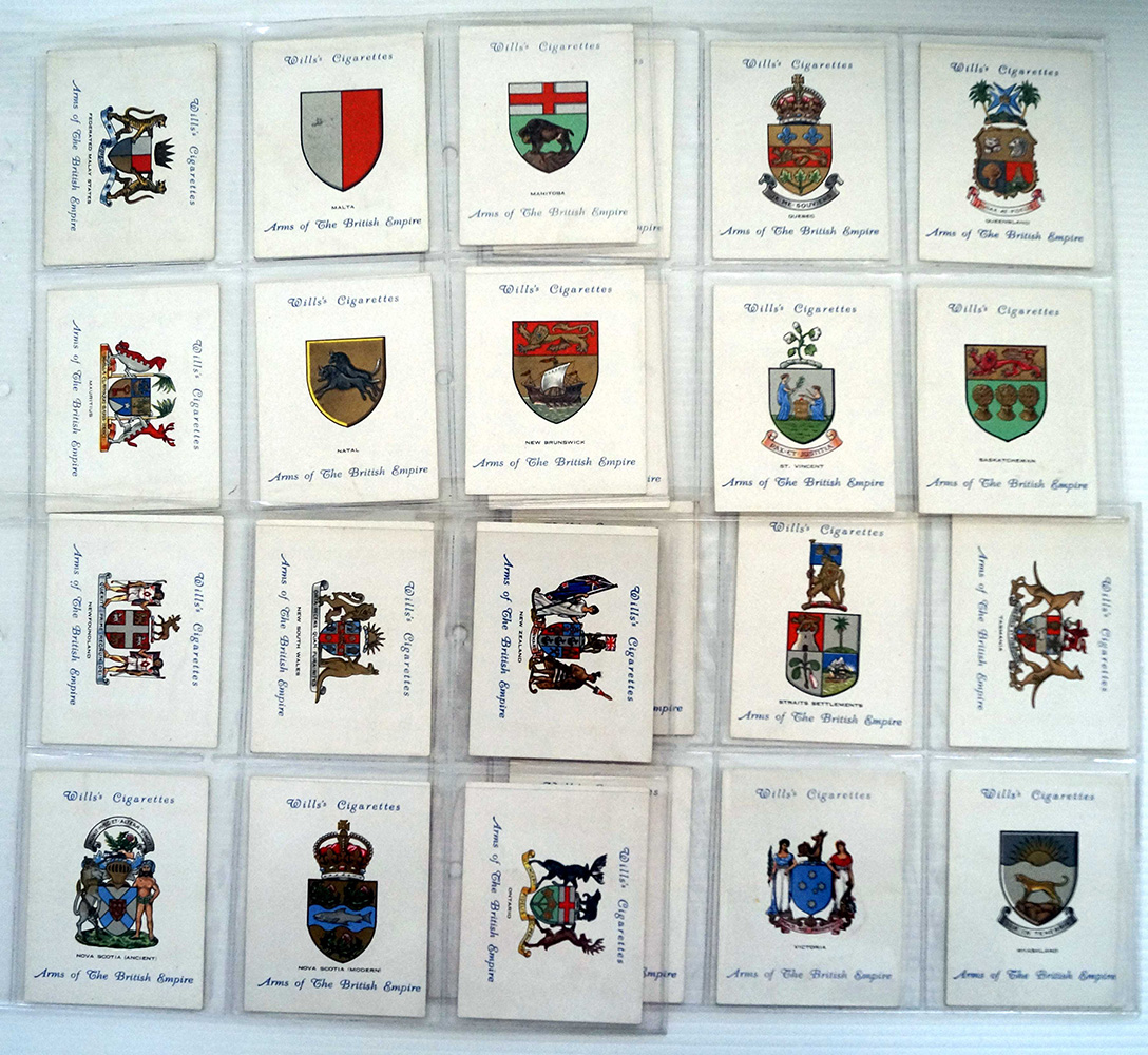 Arms of The British Empire  (Second Series)  Set of 25 cards (1932) at The Book Palace
