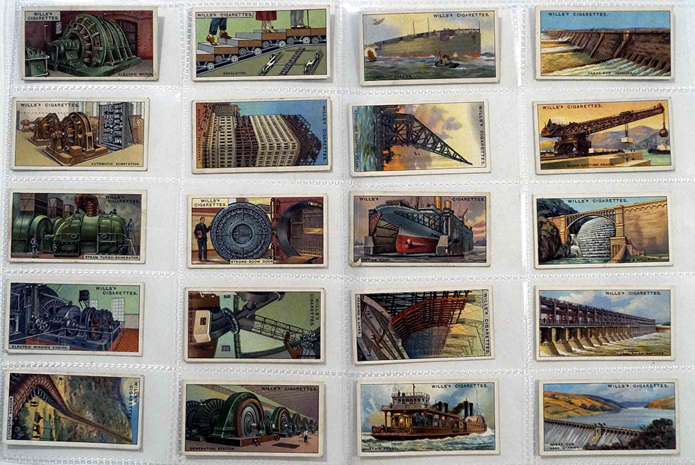 Engineering Wonders: Full Set of 50 Cigarette Cards (1927) art by British History at The Illustration Art Gallery