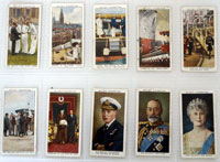The Reign of HM King George V  Full set of 50 cards (1935) 