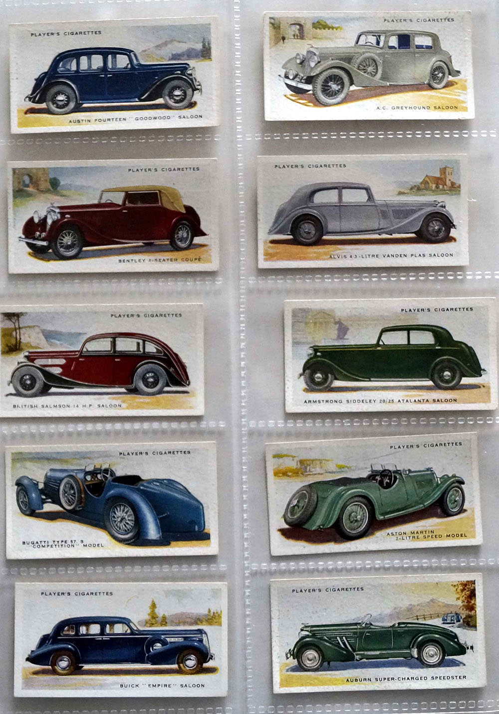 History of the motor car cards #1,2,3,4,5,6  choose card/s 