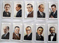 Full Set of 50 Cigarette Cards: Radio Celebrities (1934)