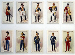 Cigarette cards: Regimental Uniforms (51-100) 