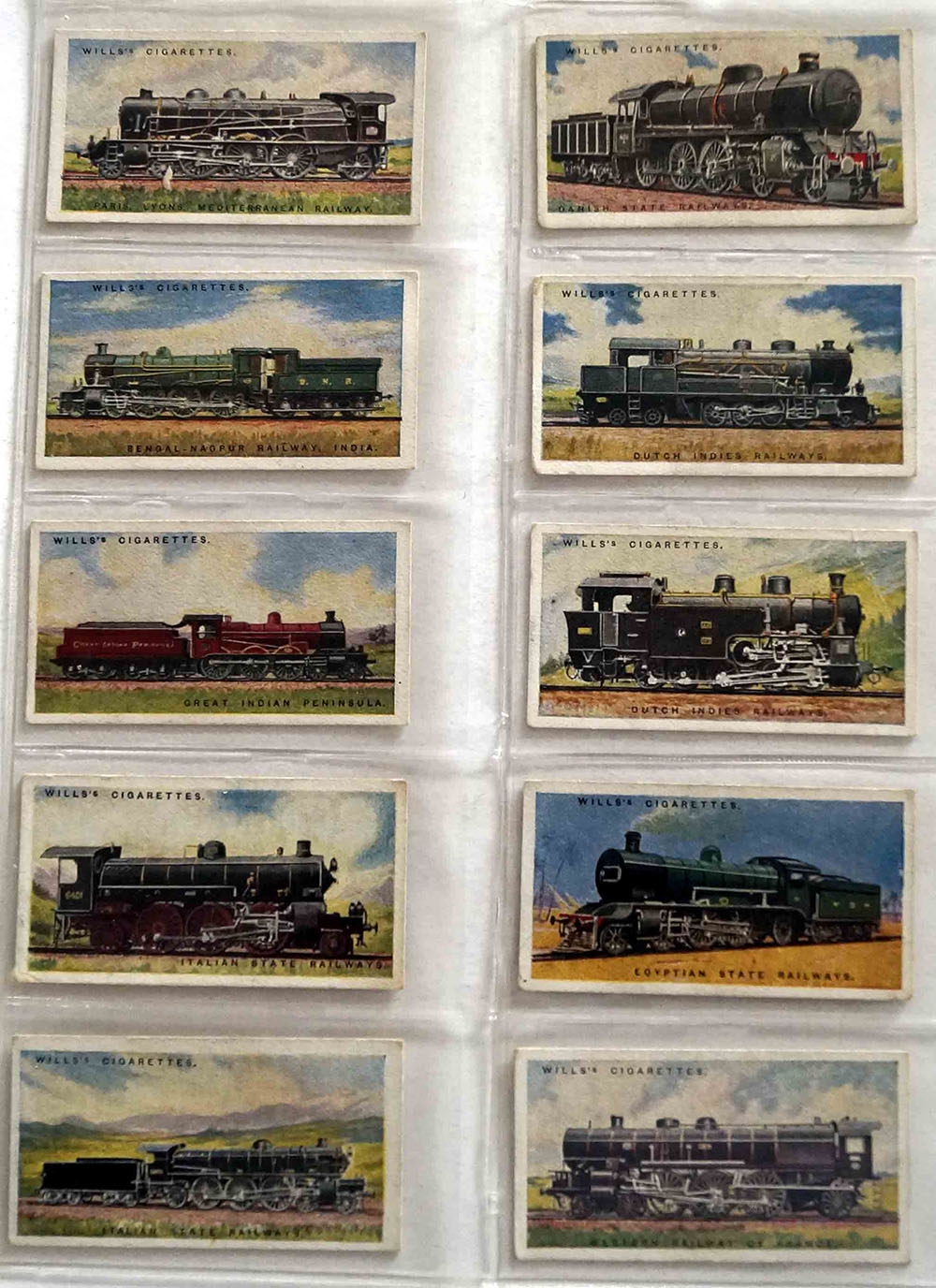 British Auto Co Famous Trains Of The World Pick Cards! 2nd Series 1952 VGC 