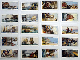 Full Set of 50 Cigarette Cards: Sea Adventures (1939) at The Book Palace