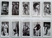 Cigarette cards: Kings of Speed (Full set of 50) 1939 