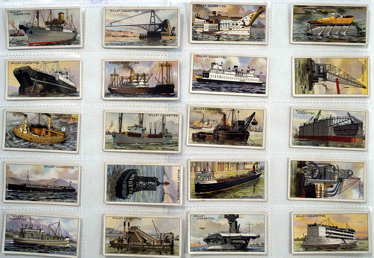 Full Set of 50 Cigarette Cards Strange Craft (1931) at The Book Palace