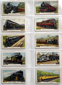 Full Set of 48 Cigarette Cards: Trains of the World (1937) 