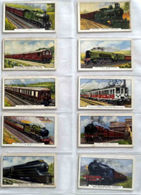 Full Set of 48 Cigarette Cards: Trains of the World (1937) 