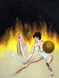 Modesty Blaise Dead Man's Handle cover art art by Michael Codd
