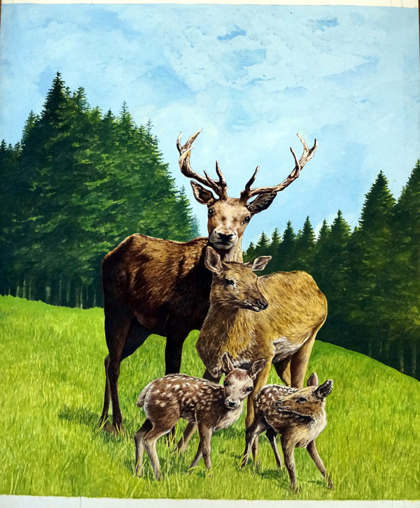 Bambi's Children cover art (Original) by Michael Codd at The Illustration Art Gallery