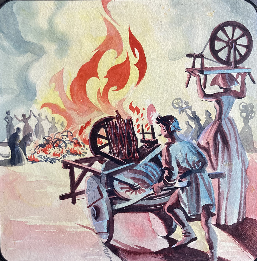 Sleeping Beauty: Burn the Wheels (Original) art by Sleeping Beauty (Coelho) at The Illustration Art Gallery