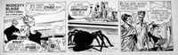 Modesty Blaise daily strip 5177 by Neville Colvin