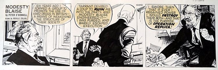 Modesty Blaise daily strip 6459 (Original) by Modesty Blaise (Neville Colvin) at The Illustration Art Gallery