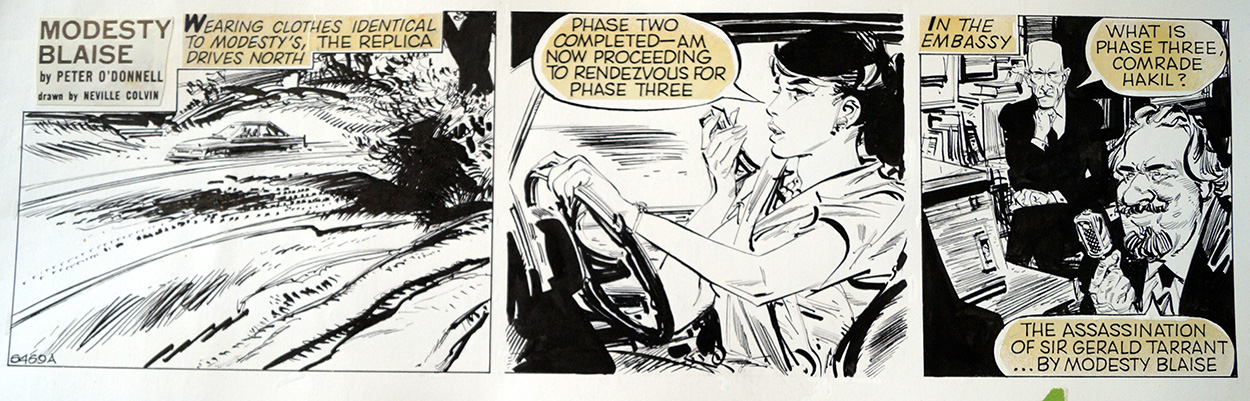 Modesty Blaise daily strip 6469a (Original) art by Modesty Blaise (Neville Colvin) at The Illustration Art Gallery