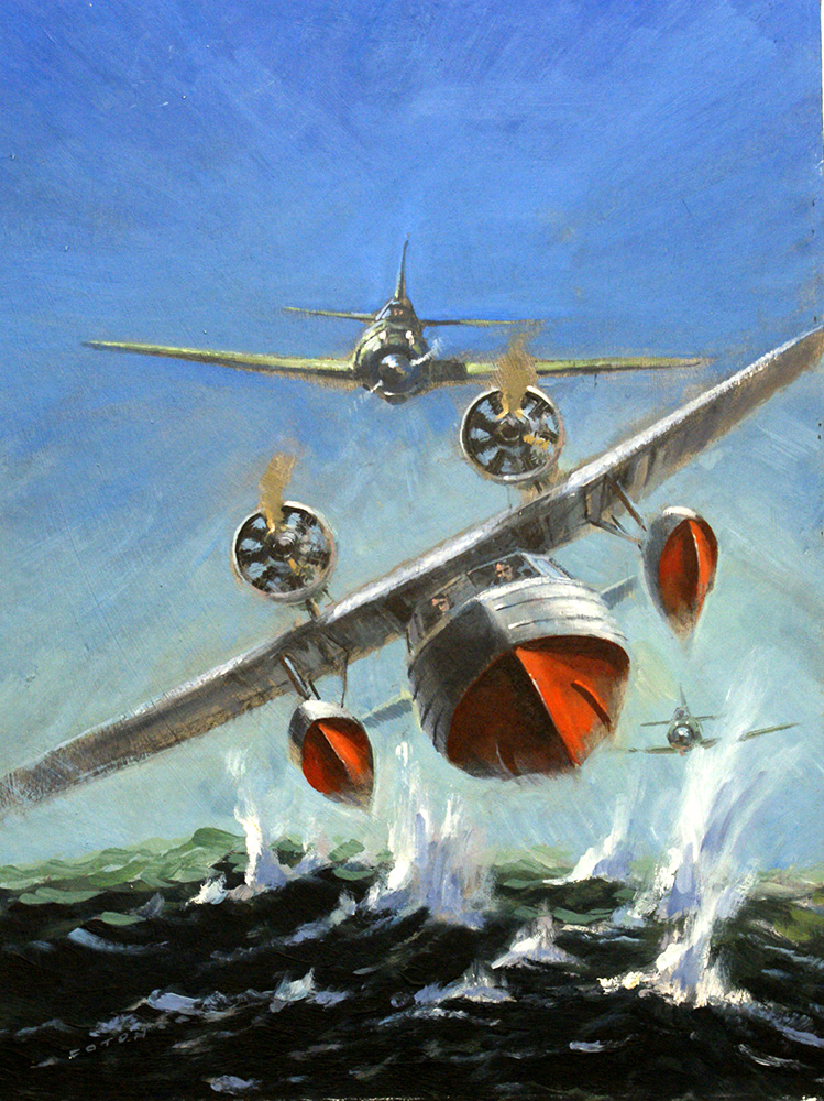 Biggles and The Black Peril (Original) art by Graham Coton at The Illustration Art Gallery