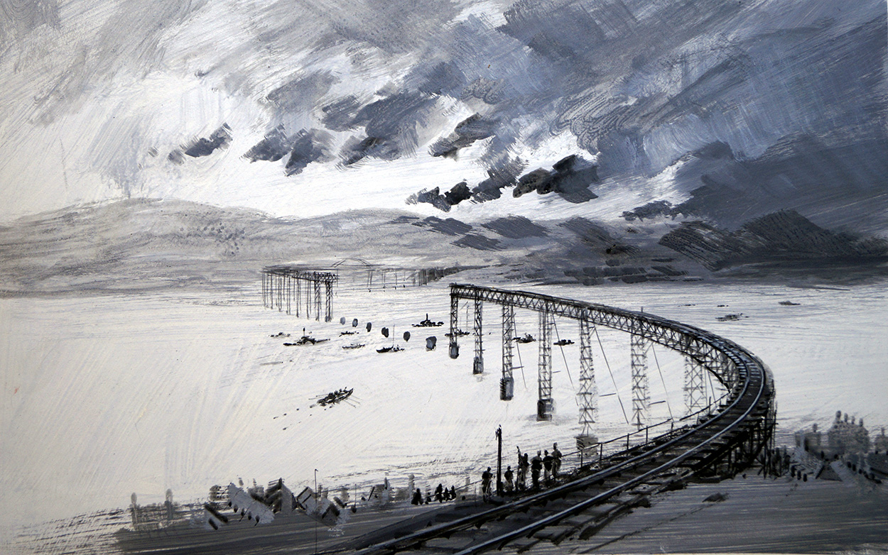 The Tay Bridge Disaster (Original) art by Graham Coton at The Illustration Art Gallery