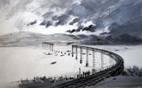 The Tay Bridge Disaster art by Graham Coton