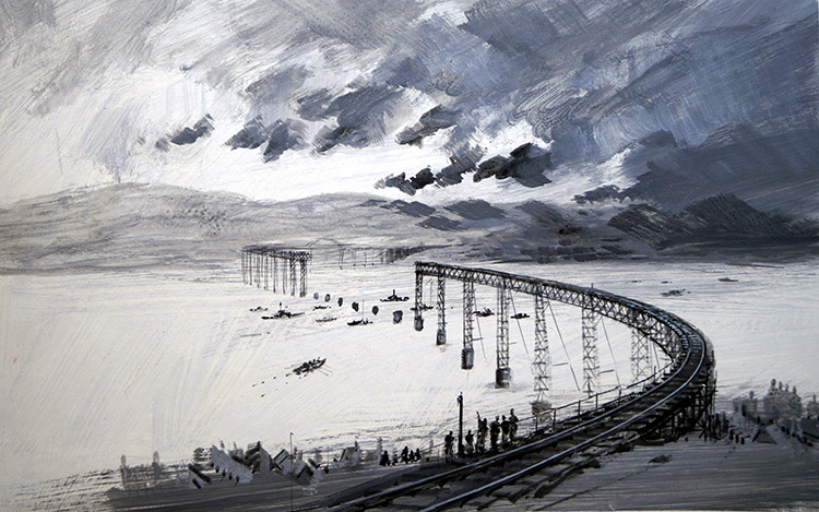 The Tay Bridge Disaster (Original) by Graham Coton at The Illustration Art Gallery