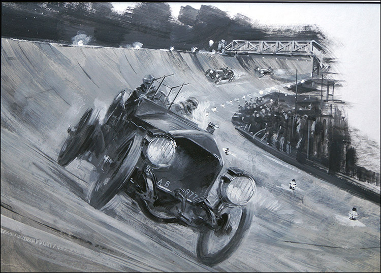 Magnificent Brooklands (Original) by Graham Coton at The Illustration Art Gallery