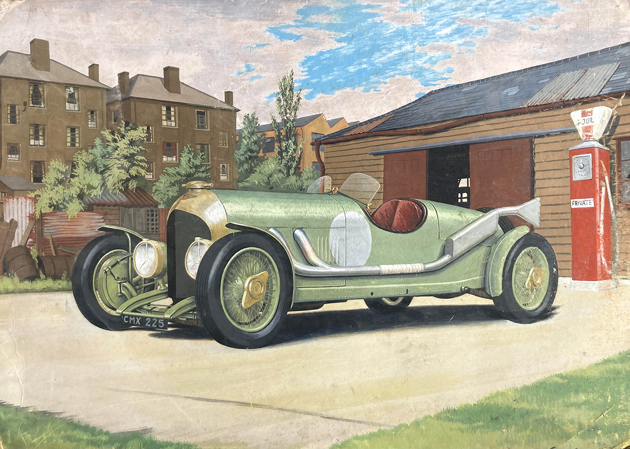 The Bentley (Original) (Signed) art by Graham Coton at The Illustration Art Gallery