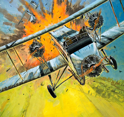 The Fatal Flight (Original) by Graham Coton at The Illustration Art Gallery