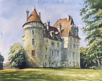 The French Chateau art by Graham Coton