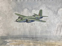 B-26 Twin Engine Widowmaker art by Graham Coton