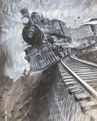 Locomotive of Death - Wreck of The Old 97 art by Graham Coton