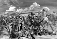 Alexander the Great Victory at Gaugamela (Original)