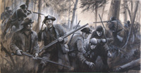 George Washington's men fell back through the bleak winter countryside (Original)