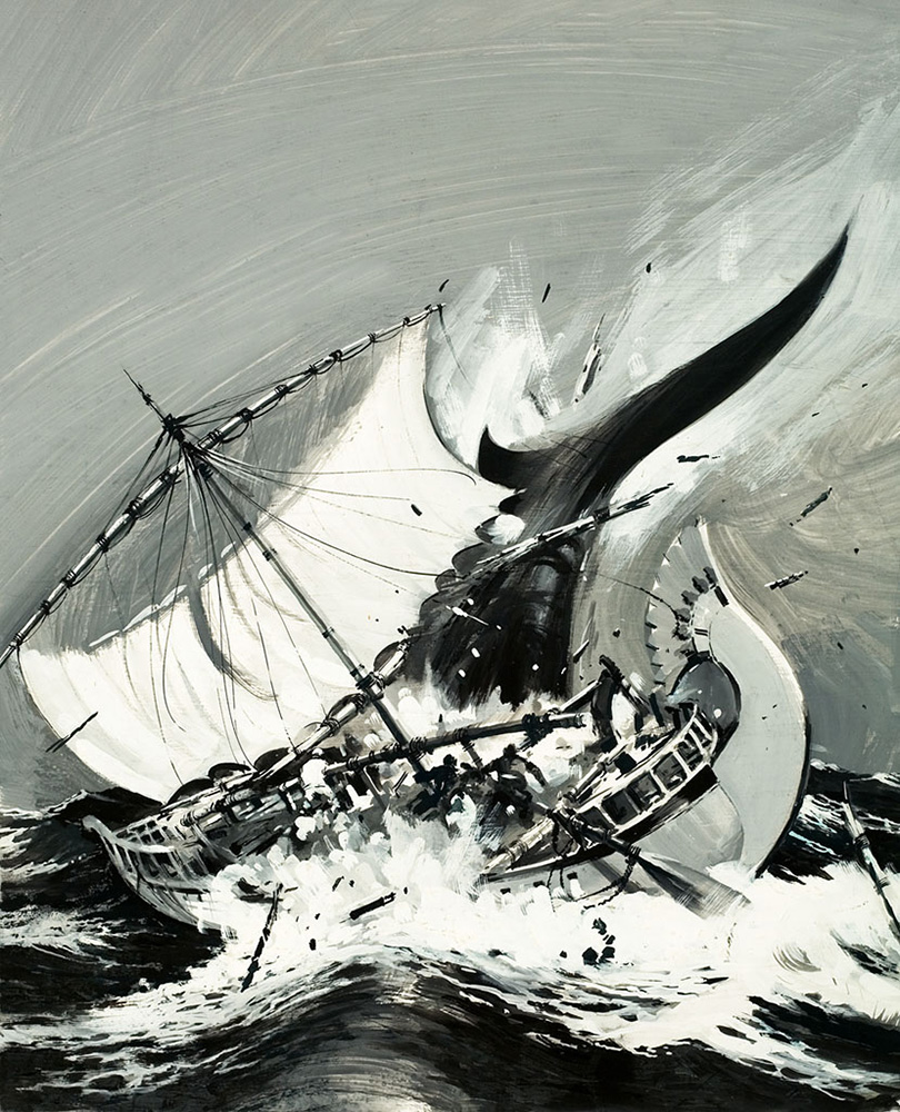 Stories of the Sea: The First Mariners (Original) art by Graham Coton at The Illustration Art Gallery