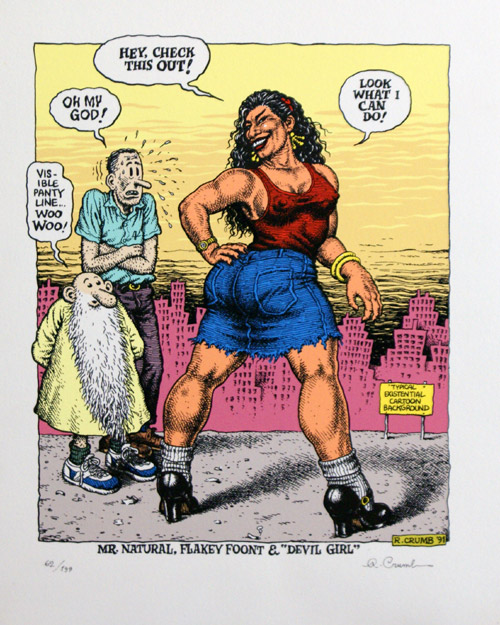 Mr Natural and Flakey Foont by Robert Crumb