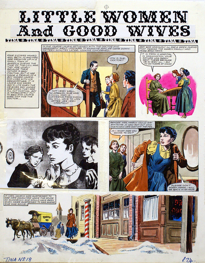 Little Women and Good Wives 10 (Original) art by Gino D'Antonio at The Illustration Art Gallery