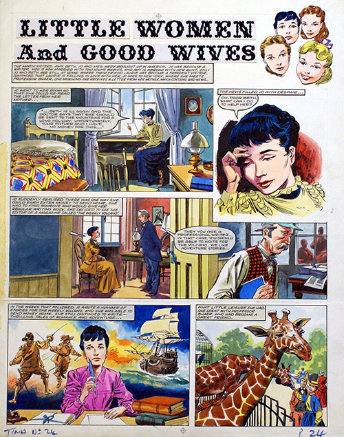 Little Women and Good Wives 21 (Original) by Gino D'Antonio at The Illustration Art Gallery