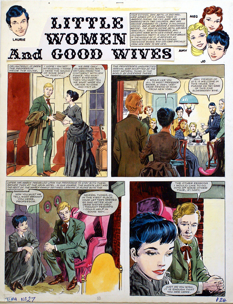 Little Women and Good Wives 27 (Original) art by Gino D'Antonio at The Illustration Art Gallery