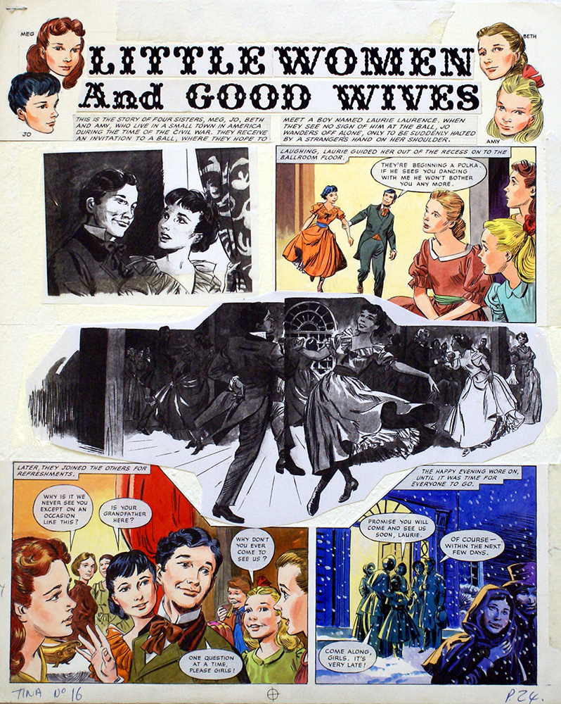 Little Women and Good Wives 8 (Original) art by Gino D'Antonio at The Illustration Art Gallery