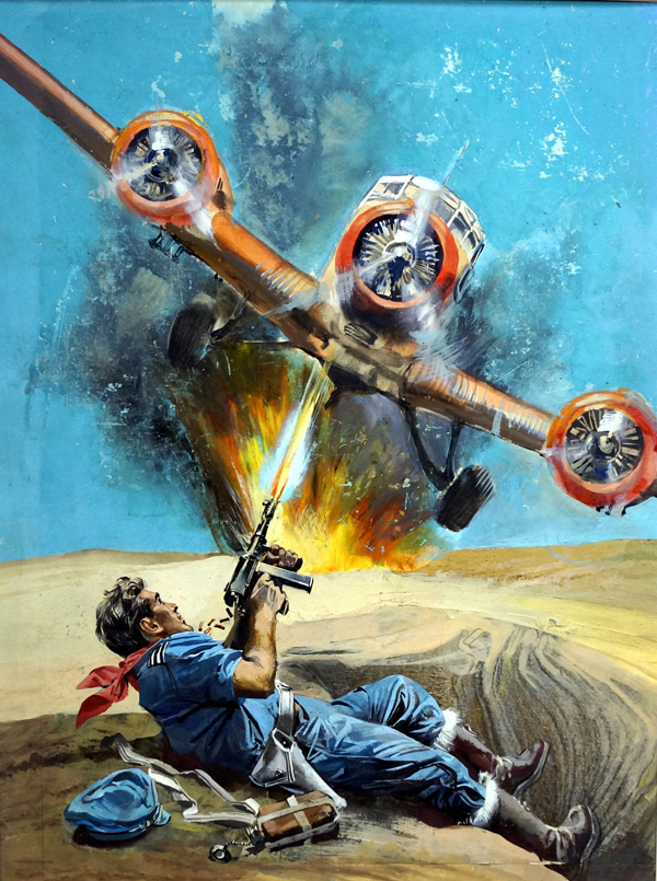Battler Britton - Cover (Original) by Giorgio De Gaspari at The Illustration Art Gallery