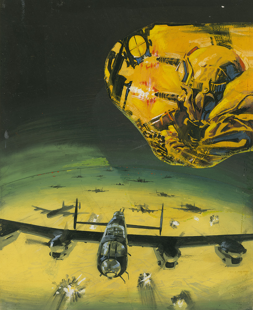 War Picture Library cover #181  'Rogue Lancaster' (Original) art by Pino Dell'Orco at The Illustration Art Gallery
