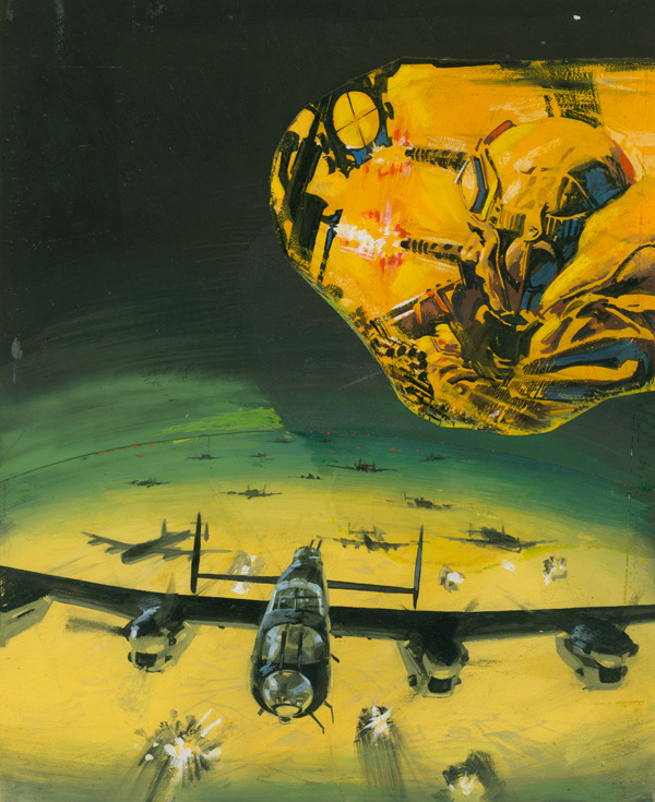 War Picture Library cover #181  'Rogue Lancaster' (Original) by Pino Dell'Orco at The Illustration Art Gallery