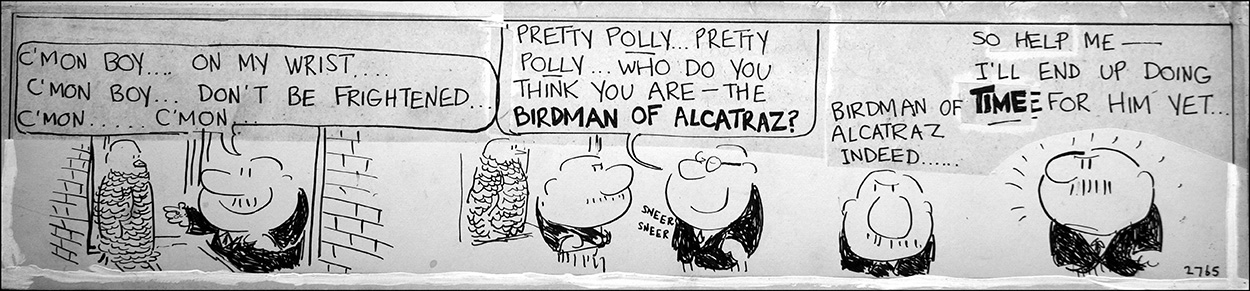 Bristow Daily Strip - Birdman (Original) art by Frank Dickens at The Illustration Art Gallery
