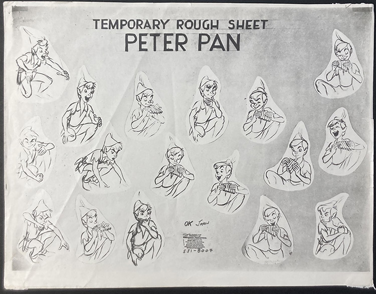 Disney's Peter Pan (Ozalid) by Disney Studio at the Illustration Art Gallery