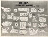 Disney's Pluto (Ozalid) art by Disney Studio