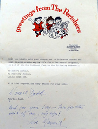 Letter signed by Maurice Dodd
