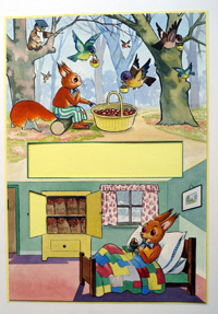 A Day In The Life Of A Squirrel art by John Donnelly